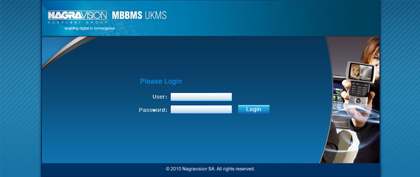 NAGRAvision MBBMS UKMS軟件 BS后臺(tái)界面ui設(shè)計(jì) 